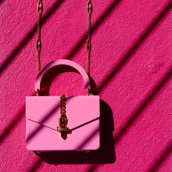 Gucci Limited Edition Sylvie 1969 Plexiglass Mini Bag w/ gold hardware and chain - Picture 2 of 16